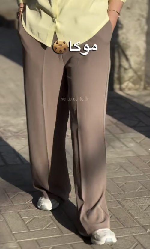 شلوار بگ کرپ سان