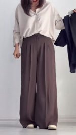 شلوار بگ کرپ سان ۲