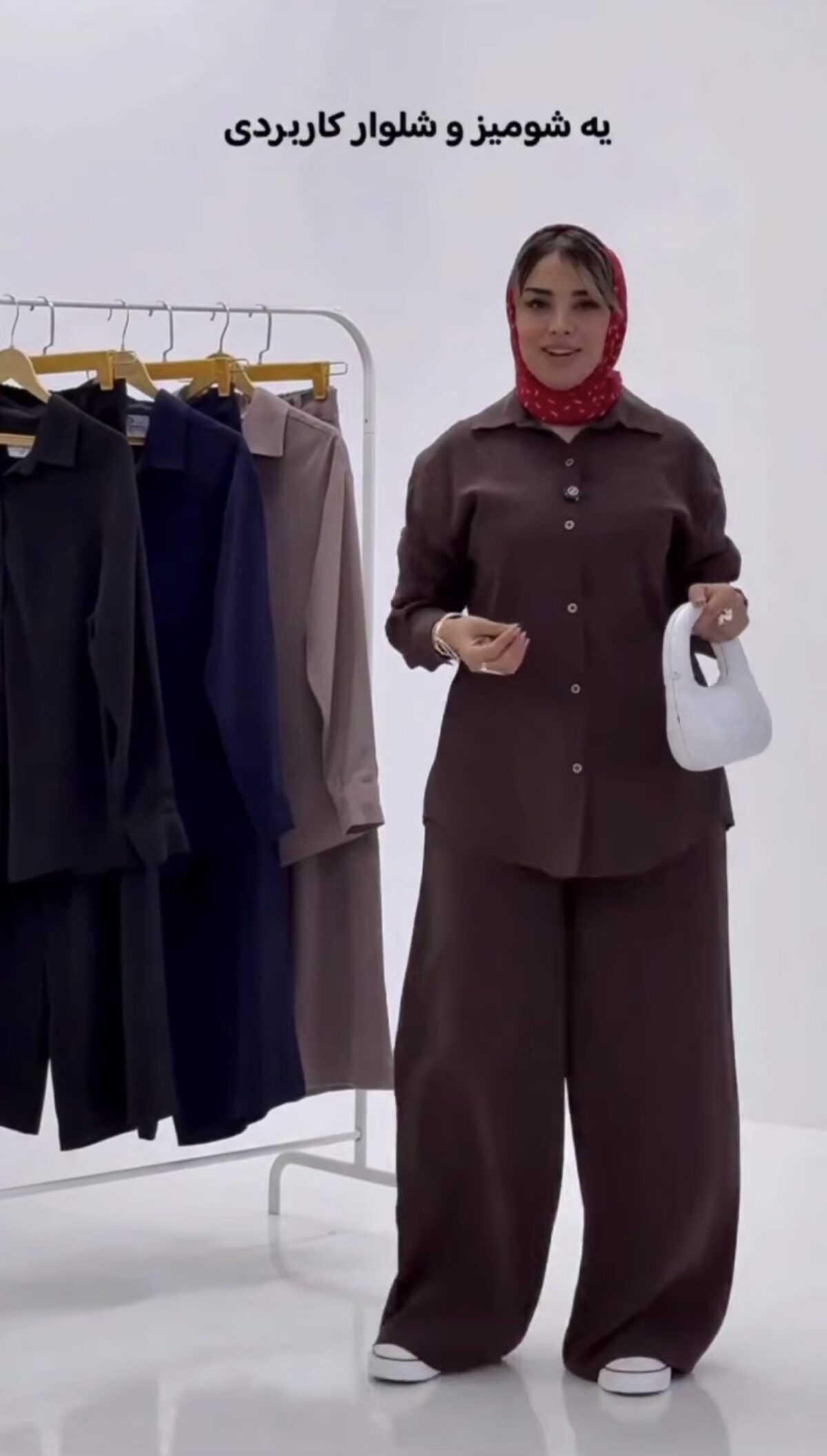ست مانتو شومیز شلوار زنانه - تصویر 2