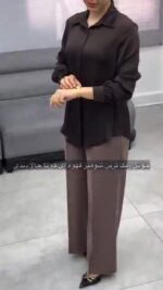 ست شومیز شلوار سیلک - تصویر 2