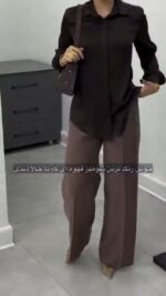 ست شومیز شلوار سیلک - تصویر 3